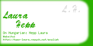 laura hepp business card